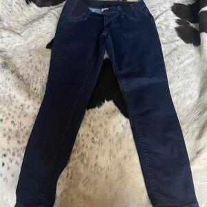 Isabel Maternity Ingrid &‎ Isabel Dark Wash Jeggings Comfort Waist Size 4/27R